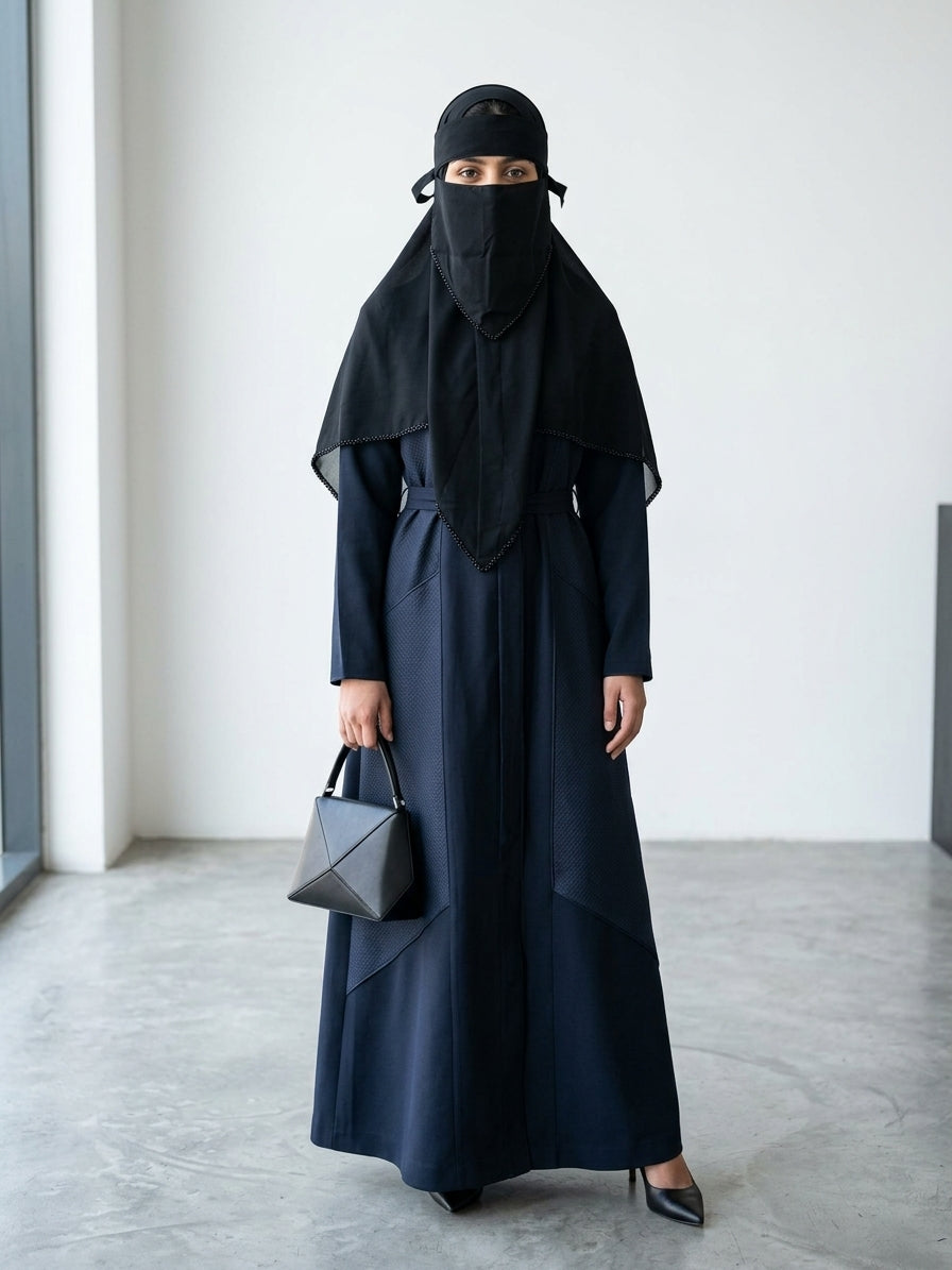 The Signature Beaded Saudi Niqab